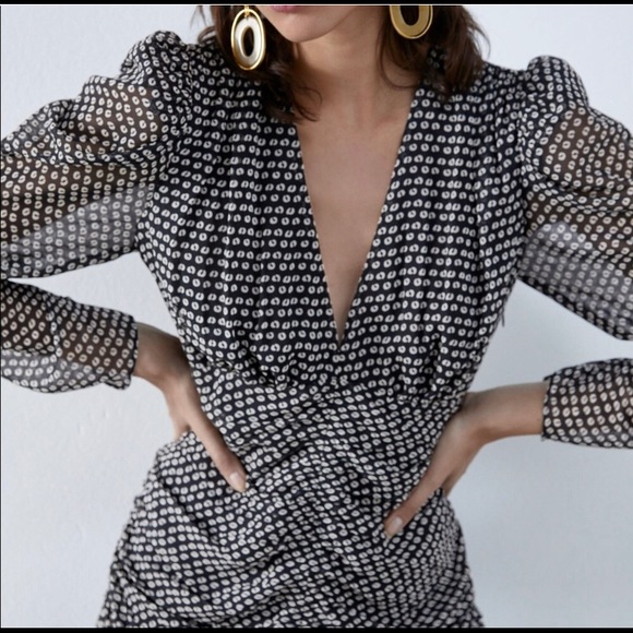 black and white mini dress zara Lulu Dress main image 0